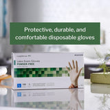 McKesson Confiderm PC Latex Exam Gloves, Powder-Free, Extra Small - 14-1380-Box - LL Medico