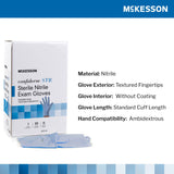 McKesson Confiderm STR Nitrile Exam Glove - 14-6NSTR2-Box - LL Medico