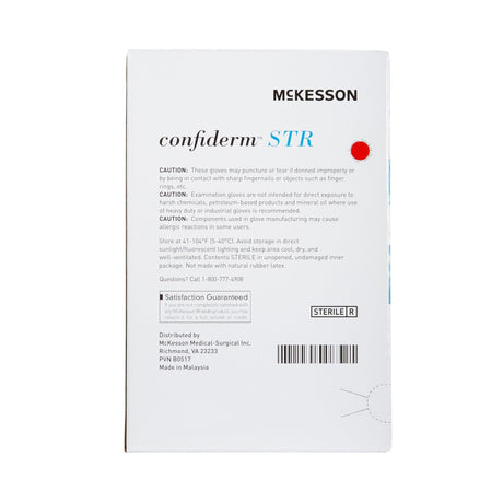 McKesson Confiderm STR Sterile Nitrile Exam Gloves, Powder-Free - 14-6NSTR2-Pair - LL Medico