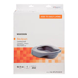 McKesson Contoured Bedpan - Plastic, Unisex, 84 oz, 16.25" x 12" x 4.25" - 146-RTLPC23212-Single - LL Medico