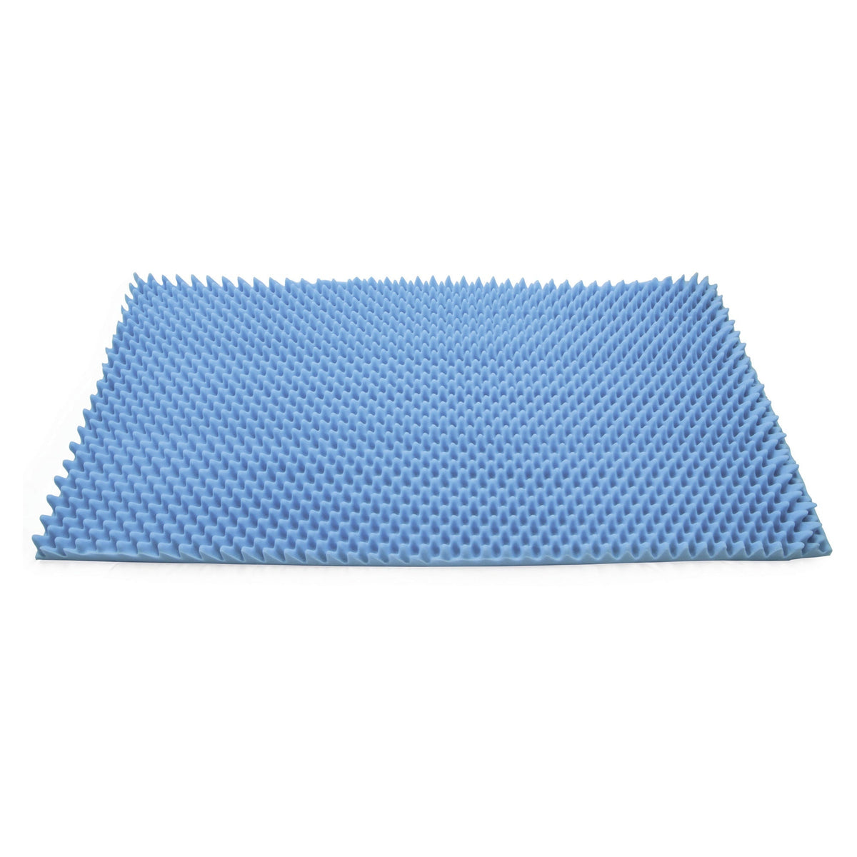 McKesson Convoluted Foam Mattress Overlay, 72" L x 33" W x 2" H, Blue - 136-74806-Single - LL Medico