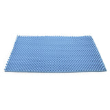 McKesson Convoluted Foam Mattress Overlay, 72" L x 33" W x 2" H, Blue - 136-74806-Single - LL Medico