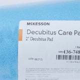 McKesson Convoluted Foam Mattress Overlay, 72" L x 33" W x 2" H, Blue - 136-74806-Single - LL Medico