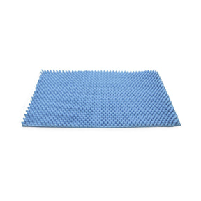 McKesson Convoluted Foam Mattress Overlay, 72" x 33" x 3", Blue - 136-66005-Single - LL Medico