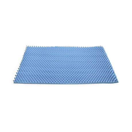 McKesson Convoluted Foam Mattress Overlay, 72" x 33" x 4", Blue - 136-28520-Single - LL Medico