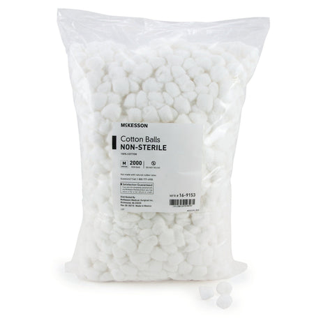 McKesson Cotton Balls Non-Sterile, Medium - 16-9153-Box - LL Medico