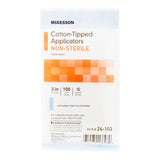 McKesson Cotton-Tipped Applicators Non-Sterile Wood Shaft, 3 In - 24-103-Box - LL Medico