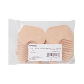 McKesson Dancer Sesamoid Metatarsal Pad, Beige, Right Foot - 49225-Bag - LL Medico