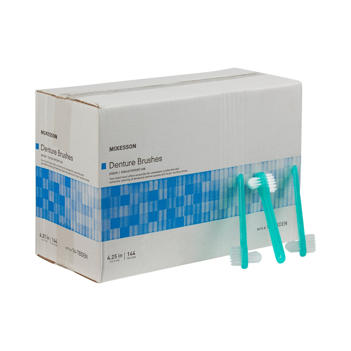 McKesson Denture Brush - 16-TBDEN-Single - LL Medico