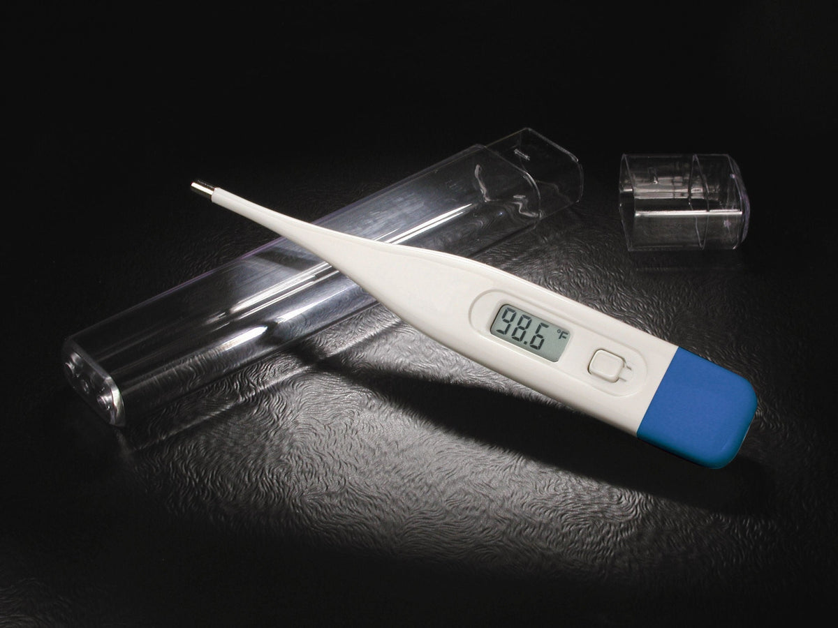 McKesson Digital Oral Thermometer, Stick, Includes 5 Probe Covers - 16-413BGM-Single - LL Medico