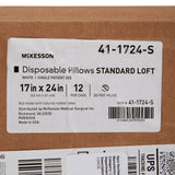 McKesson Disposable Bed Pillow, White, 17" x 24" - 41-1724-S-Single - LL Medico