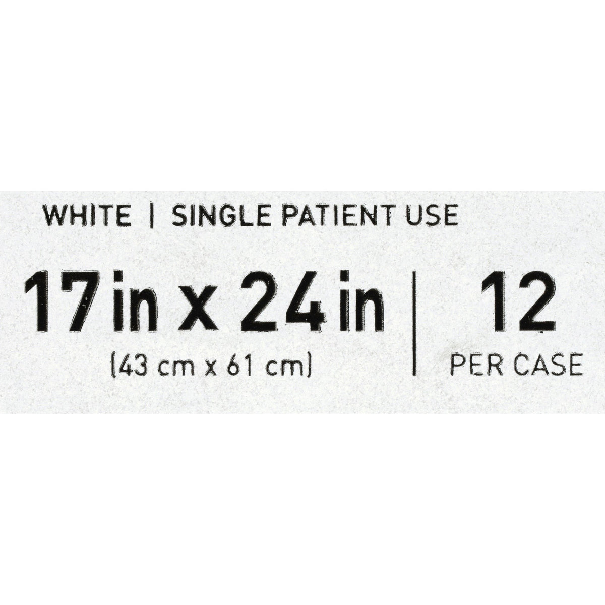 McKesson Disposable Bed Pillow, White, 17" x 24" - 41-1724-S-Single - LL Medico