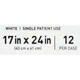McKesson Disposable Bed Pillow, White, 17" x 24" - 41-1724-S-Single - LL Medico