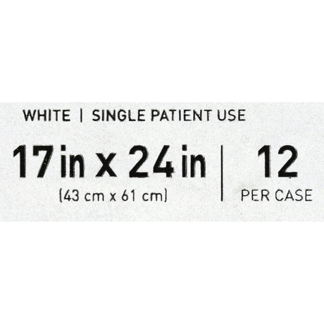 McKesson Disposable Bed Pillow, White, 17" x 24" - 41-1724-S-Single - LL Medico
