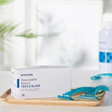 McKesson Disposable Razors Triple Blade - 16-RZ15-Single - LL Medico