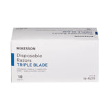 McKesson Disposable Razors Triple Blade - 16-RZ15-Single - LL Medico