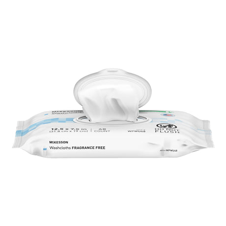 McKesson Disposable Washcloths Wipes w/ Aloe, Unscented - WPWU48-Pack - LL Medico