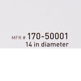 McKesson Donut Seat Cushion, 14" Diameter, Molded Foam - 170-50001-Single - LL Medico
