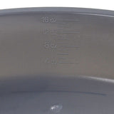 McKesson Emesis Basin, Plastic, Graphite, 16 oz, 8.5" x 4" x 2" - 56-80327-Single - LL Medico