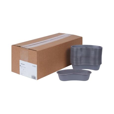 McKesson Emesis Basin, Plastic, Graphite, 16 oz, 8.5" x 4" x 2" - 56-80327-Single - LL Medico