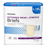 McKesson Extended Wear Stretch Adult Diapers - ONBMR-Pack - LL Medico