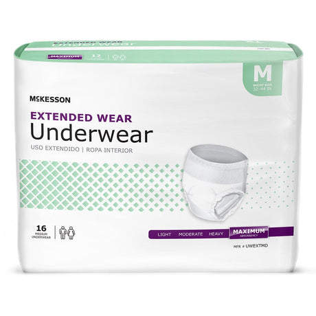 McKesson Extended Wear Underwear - UWEXTMD-Pack - LL Medico