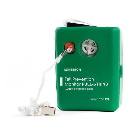 McKesson Fall Prevention Monitor with Pull-String, White / Green - 162-1131-Single - LL Medico