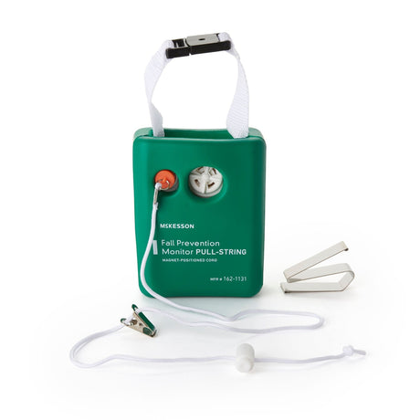 McKesson Fall Prevention Monitor with Pull-String, White / Green - 162-1131-Single - LL Medico