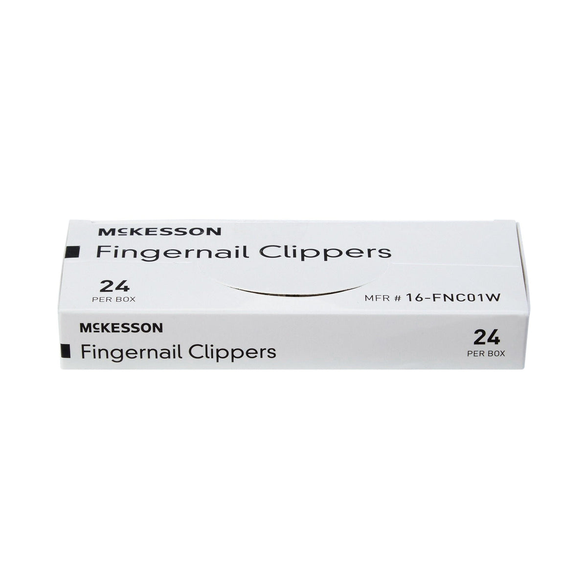 McKesson Fingernail Clippers, Thumb Squeeze Lever - 16-FNC01J-Single - LL Medico