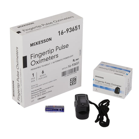 McKesson Fingertip Pulse Oximeter, OLED Display - 16-93651 - LL Medico