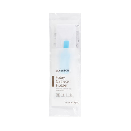 McKesson Foley Catheter Holder Leg Strap With Dual-Locking Tabs, 2" x 24" - MCKFOL-Single - LL Medico