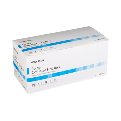 McKesson Foley Catheter Holder Leg Strap With Dual-Locking Tabs, 2" x 24" - MCKFOL-Single - LL Medico