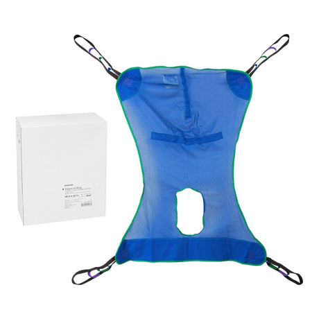 McKesson Full Body Commode Sling, Mesh, 4 or 6 Point Cradle, X-Large, 600 lb Capacity - 146-13221XL-Single - LL Medico