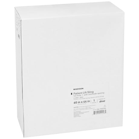 McKesson Full Body Commode Sling, Mesh, 4 or 6 Point Cradle, X-Large, 600 lb Capacity - 146-13221XL-Single - LL Medico
