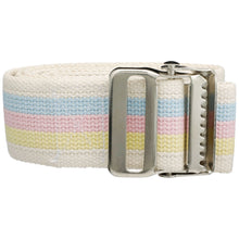 McKesson Gait Belt, Pastel Stripe, 60", Metal Buckle - 858-Single - LL Medico