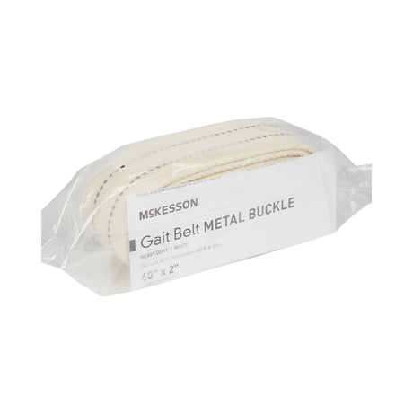 McKesson Gait Belt, White, 60" Length - 856-Single - LL Medico