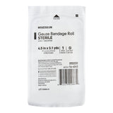 McKesson Gauze Bandage Roll Sterile 8-Ply, 4.5 In X 3.1 Yds - 16-4043-Single - LL Medico