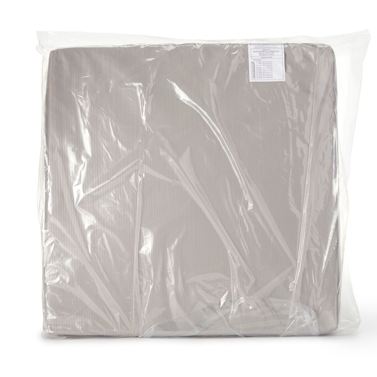 McKesson Gel Foam Seat Cushion, 16" x 16" x 2" - 170-73001-Single - LL Medico