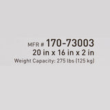 McKesson Gel Protekt Seat Cushion, 20" x 16" x 2" - 170-73003-Single - LL Medico