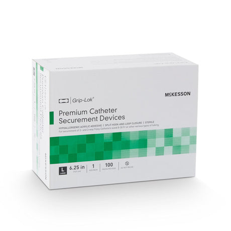 McKesson Grip-Lok Premium Catheter Securement Device, Large, 6.25 In - 18-3400LFC-Single - LL Medico