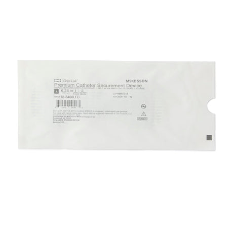 McKesson Grip-Lok Premium Catheter Securement Device, Large, 6.25 In - 18-3400LFC-Single - LL Medico