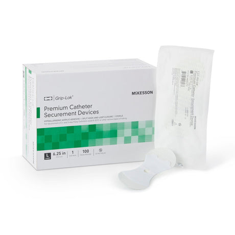 McKesson Grip-Lok Premium Catheter Securement Device, Large, 6.25 In - 18-3400LFC-Single - LL Medico
