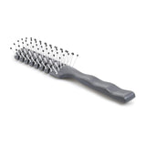 McKesson Hair Brush Gray Plastic Vented, 7.5", 63 Bristles - 955-Single - LL Medico