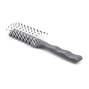 McKesson Hair Brush Gray Plastic Vented, 7.5", 63 Bristles - 955-Single - LL Medico
