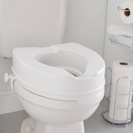 McKesson Heavy Duty Raised Toilet Seat, 400 lb Weight Capacity - 146-RTL12064 - LL Medico