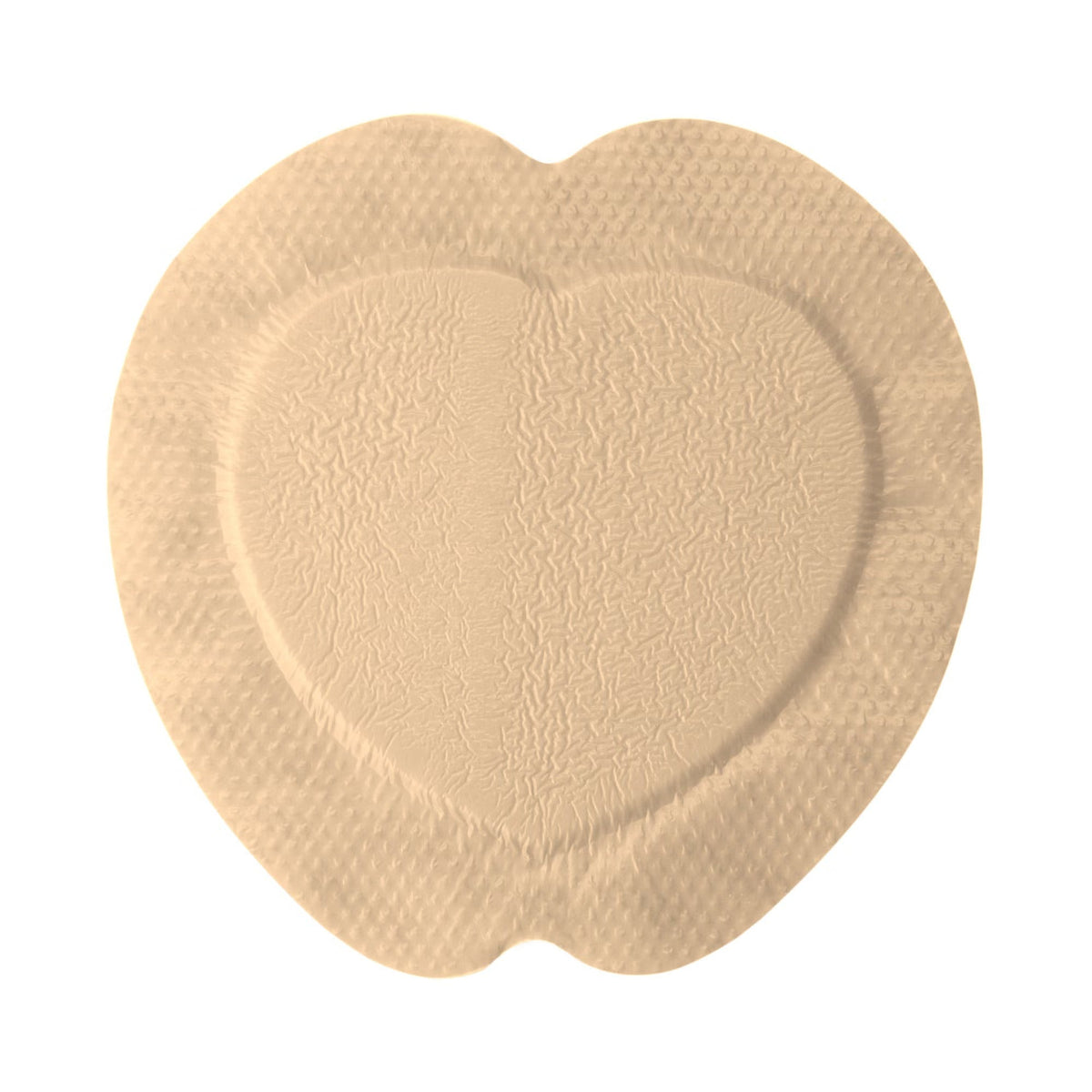 McKesson Hydrocellular Foam Dressing with Silicone Adhesive Border, Sacral, Sterile, 7" x 7" Dressing, 5" x 5" Pad - 4845-Single - LL Medico