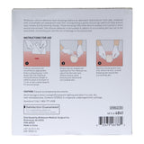 McKesson Hydrocellular Foam Dressing with Silicone Border, Sterile, Sacral, 9 x 9 In - 4841-Single - LL Medico