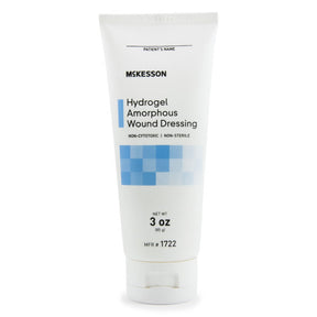 McKesson Hydrogel Amorphous Wound Dressing, Non-Sterile, 3 oz - 1722-Single - LL Medico
