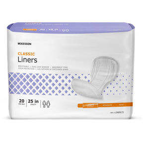 McKesson Incontinence Liners, Light - LINERLT2-Pack - LL Medico