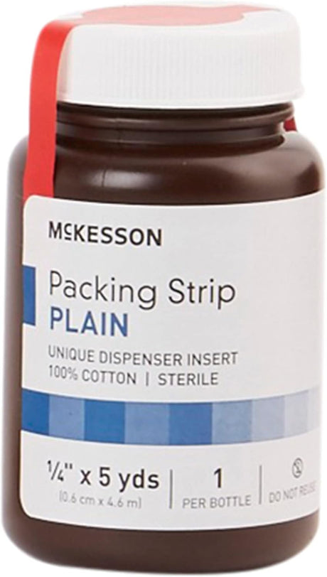 McKesson Iodoform Wound Packing Strip, 0.5 Inch x 5 Yard - 61-59245-Single - LL Medico